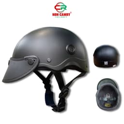 Nón Bảo Hiểm Lưỡi Trai CAMRY HELMETS Trơn & Vân Carbon Cao Cấp, Freesize Nam Nữ, Bảo Hành 12 Tháng 4