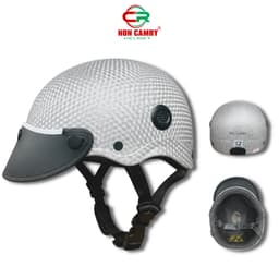 Nón bảo hiểm lưỡi trai carbon Camry Helmets - Phong cách trẻ trung, lý tưởng cho việc đi học và đi phố cho cả nam nữ. 6