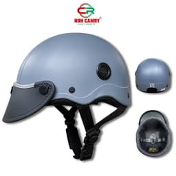 Nón Bảo Hiểm Lưỡi Trai CAMRY HELMETS Trơn & Vân Carbon Cao Cấp, Freesize Nam Nữ, Bảo Hành 12 Tháng 6