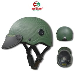 Nón bảo hiểm lưỡi trai carbon Camry Helmets - Phong cách trẻ trung, lý tưởng cho việc đi học và đi phố cho cả nam nữ. 5