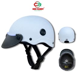 Nón bảo hiểm lưỡi trai carbon Camry Helmets - Phong cách trẻ trung, lý tưởng cho việc đi học và đi phố cho cả nam nữ. 8