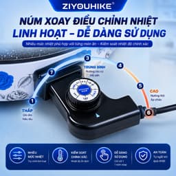 Bếp nướng điện không khói mặt phủ đá hoa cương chống dính đa năng xào nấu công suất lớn bảo hành 12T vỏ xấu ạ 4
