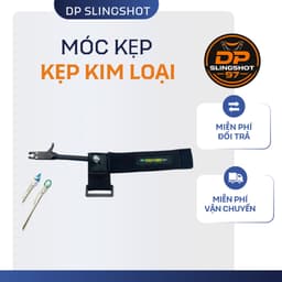 Móc Kẹp Thanh Kim Loại Màu Đen Cao Cấp – Kẹp Cố Định Đồ Câu Cá, Chắc Chắn, Bền Bỉ, Dễ Lắp Đặt 2