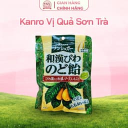 Kẹo ngậm thảo dược Kanro vị quả SƠN TRÀ Nhật Bản 2
