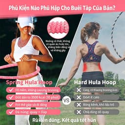 [2,5KG] Vòng Lắc Eo Lò Xo Bọc Vải Dệt Kim Mềm – Chất Liệu Thép Cao Cấp, Giảm Mỡ Bụng-Wildex 2