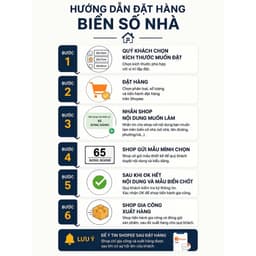 Biển số nhà. Bảng số nhà số nổi  3mm chìm âm bản, ngoài trời 7
