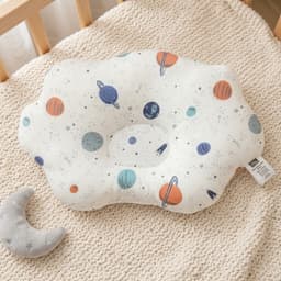 Gối Lõm Cotton Chống Méo Sơ Sinh HUDSON Cao Cấp, Êm Ái Cho Bé 4