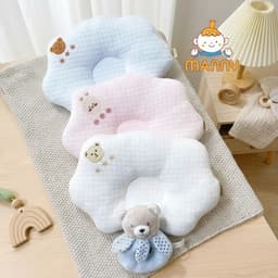 Gối Chống Méo Bẹt Đầu Manny Cao Cấp Hình Đám Mây Cho Bé 3