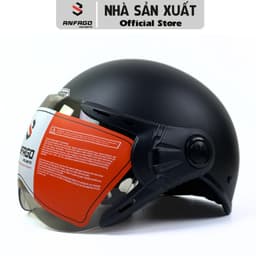 Mũ bảo hiểm nửa đầu Anfago chính hãng, thời trang, chống chói lóa và tia UV, nhiều màu sắc cho bạn lựa chọn. 8