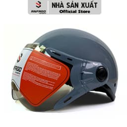 Mũ bảo hiểm nửa đầu Anfago chính hãng, thời trang, chống chói lóa và tia UV, nhiều màu sắc cho bạn lựa chọn. 5