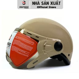 Mũ bảo hiểm nửa đầu Anfago chính hãng, thời trang, chống chói lóa và tia UV, nhiều màu sắc cho bạn lựa chọn. 6