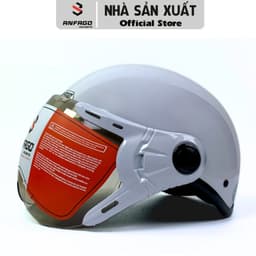 Mũ bảo hiểm nửa đầu Anfago chính hãng, thời trang, chống chói lóa và tia UV, nhiều màu sắc cho bạn lựa chọn. 9