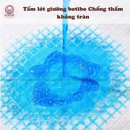 (Combo 1 khăn khô + 2 lót giường)  Chăm Sóc Bé Botibo Kids - Tấm Lót Chống Thấm & Khăn Khô Đa Năng 3