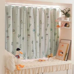 Rèm cửa 2in1 vừa dán tường vừa treo tường tặng kèm phụ kiện dán và treo khi mua rèm 5