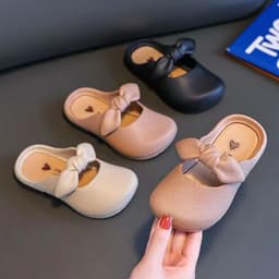 [ DEAL MỞ BÁN ] Dép Sục Cho Bé Gái EVA Nguyên Khối Siêu Nhẹ Gắn Nơ - Giày Sục Búp Bê Trẻ Em Chống Trơn Trượt 2