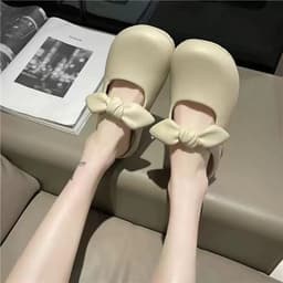 [ DEAL MỞ BÁN ] Giày Sục Nữ EVA Đúc Nguyên Khối ,Dép Sục Nữ Gắn Nơ Xinh Thời Trang 2