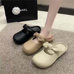 [ DEAL MỞ BÁN ] Giày Sục Nữ EVA Đúc Nguyên Khối ,Dép Sục Nữ Gắn Nơ Xinh Thời Trang 3