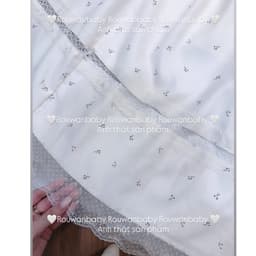 (ROUWANBABY) CHÂN VÁY DÀI PHỐI VIỀN REN HOA NHÍ MÀU KEM XINH XẮN PHONG CÁCH  HQ 8
