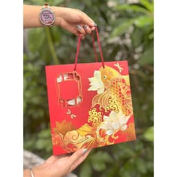 BÁN LẺ HỘP ĐỰNG BÁNH TRUNG THU CÁ CHÉP ĐOÀN VIÊN 4 BÁNH – HỘP (KHÔNG KÈM BÁNH) 2