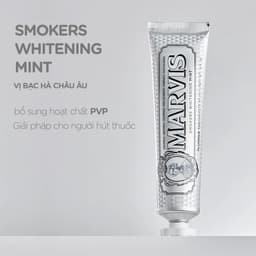 Kem Đánh Răng Trắng Răng Cao Cấp Marvis Whitening Mint / Smoker Whitening Mint (Tuýp 85ml) 4