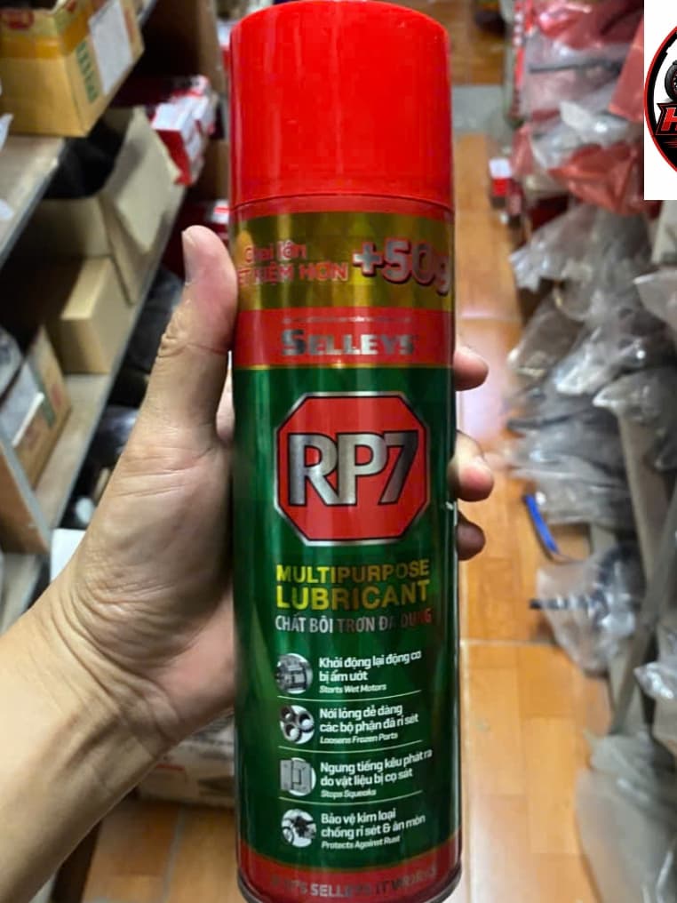 RP7 (Chính Hãng) Chai Xịt Chống Rỉ Sét Và Bôi Trơn 300+50Gr