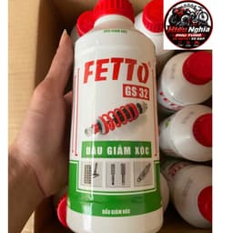 [HÀ NỘI] Dầu giảm xóc - dầu phuộc - nhớt phuộc - dầu thủy lực xe máy FETTO 1L 2
