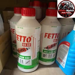 [HÀ NỘI] Dầu giảm xóc - dầu phuộc - nhớt phuộc - dầu thủy lực xe máy FETTO 1L 4