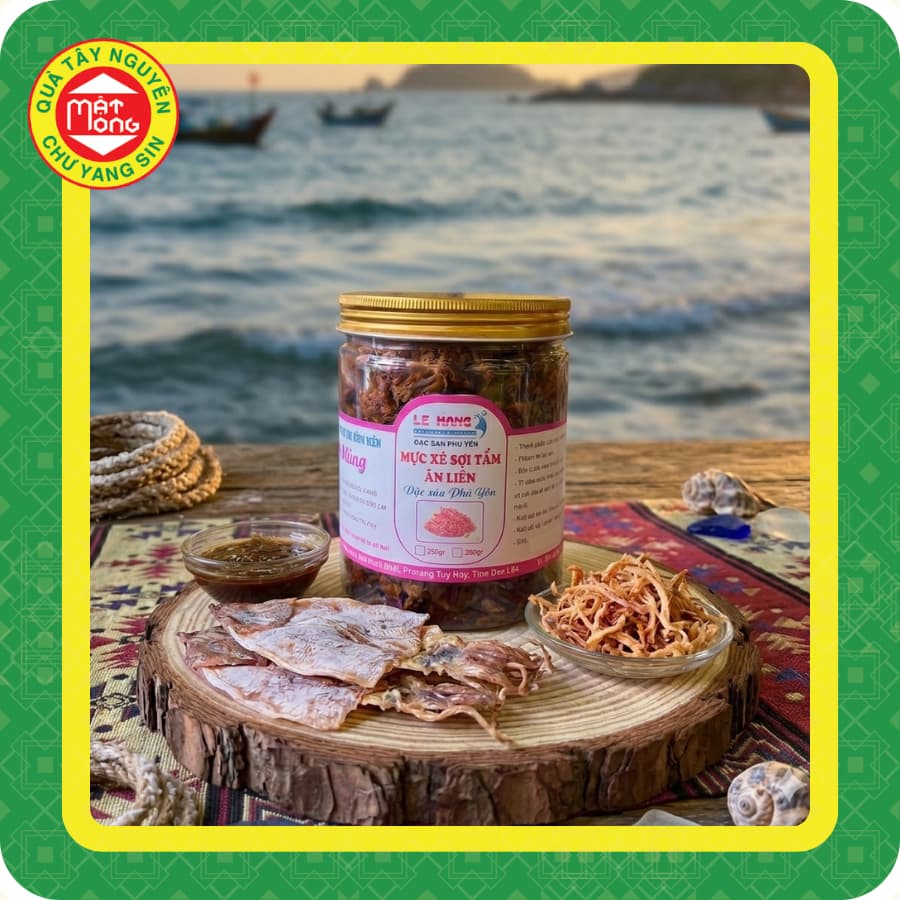 Mực Xé Tẩm Hủ 250g Lê Hằng - Quà Tây Nguyên