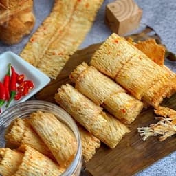 Mực Cán Miếng Hũ 350g Lê Hằng - Quà Tây Nguyên 2