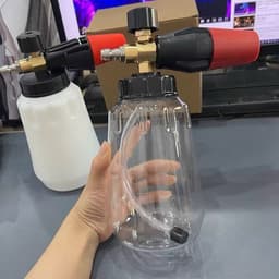 Bình xịt bọt tuyết 1L tạo bọt mịn dày dễ quan sát dung dịch cổ bình lớn lắp máy rửa xe gia đình công nghiệp 1