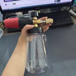 Bình xịt bọt tuyết 1L tạo bọt mịn dày dễ quan sát dung dịch cổ bình lớn lắp máy rửa xe gia đình công nghiệp 2