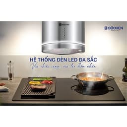 MÁY HÚT MÙI BUCHEN 886IS SMART | Hút mùi bàn đảo, hút mùi độc lập | 1200m3/h 7