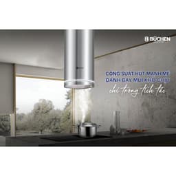 MÁY HÚT MÙI BUCHEN 886IS SMART | Hút mùi bàn đảo, hút mùi độc lập | 1200m3/h 4