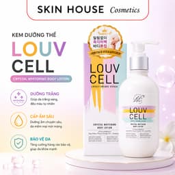 Sữa Dưỡng Thể LouvCell Crystal Whitening Body Lotion 250ml dưỡng trắng, làm mịn và ngăn ngừa lão hóa Skin House 1