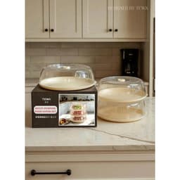 Set 3 hộp úp thức ăn xếp tầng TEWA JAPAN 80026 Hộp đậy thức ăn 9
