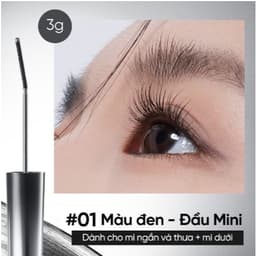 Mascara Làm Cong Dài & Tơi Mi Judydoll Curling Iron Mascara 3g 2