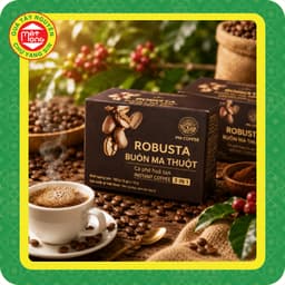 Cà phê hòa tan PM Coffee Robusta Buôn Ma Thuột - Quà Tây Nguyên 1