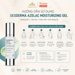 Gel Dưỡng Ẩm Chống Oxy Hóa Cho Da Dầu Nhạy Cảm Sesderma Azelac Moisturizing Gel 50ml 4