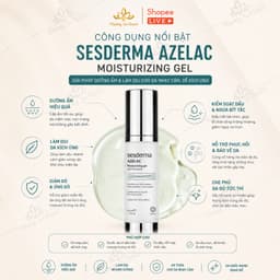 Gel Dưỡng Ẩm Chống Oxy Hóa Cho Da Dầu Nhạy Cảm Sesderma Azelac Moisturizing Gel 50ml 3