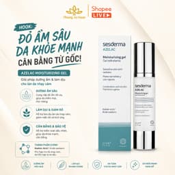 Gel Dưỡng Ẩm Chống Oxy Hóa Cho Da Dầu Nhạy Cảm Sesderma Azelac Moisturizing Gel 50ml 1