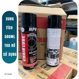 Xịt Dưỡng Sên NPR Japan 500ml – Bôi Trơn Xích Xe Máy, Xe Đạp, Chống Gỉ, Giảm Ồn, Siêu Bám Dính BR-05 7
