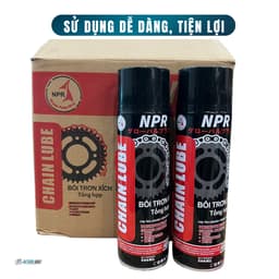 Xịt Dưỡng Sên NPR Japan 500ml – Bôi Trơn Xích Xe Máy, Xe Đạp, Chống Gỉ, Giảm Ồn, Siêu Bám Dính BR-05 4