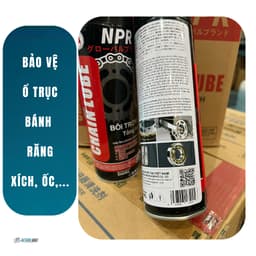 Xịt Dưỡng Sên NPR Japan 500ml – Bôi Trơn Xích Xe Máy, Xe Đạp, Chống Gỉ, Giảm Ồn, Siêu Bám Dính BR-05 6