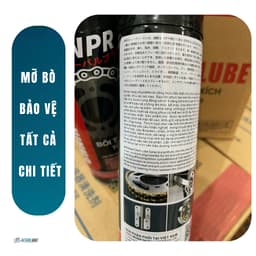Xịt Dưỡng Sên NPR Japan 500ml – Bôi Trơn Xích Xe Máy, Xe Đạp, Chống Gỉ, Giảm Ồn, Siêu Bám Dính BR-05 5