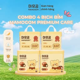[COMBO 4] Tã Bỉm Mamogom Premium Đủ Size Mỏng Nhẹ Thấm Hút Tốt đến 20kg 1