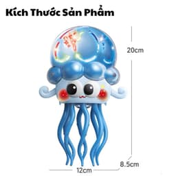 Đồ chơi dùng pin Bạch tuộc (Sứa) DJ nhạc đèn vừa nhún nhảy vừa di chuyển voi cùng vui nhộn và mới lạ 6