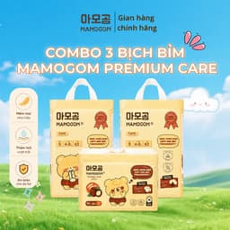 [COMBO 3] Tã bỉm Mamogom Premium Đủ Size mềm mại thấm hút tốt cho bé 1
