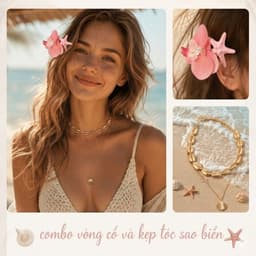 Vòng Cổ Nữ Vintage Mặt Vỏ Sò Vàng Gold - Quà Tặng Vibe Ocean Charm, Dây Chuyền Cá Tính, Phong Cách Hàn Quốc 3