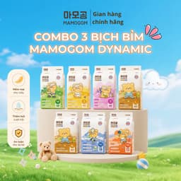[COMBO 3] Tã bỉm Mamogom Dynamic Đủ Size mềm mại thấm hút tốt cho bé 2
