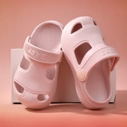 Dép Nhựa Quai Hậu Cho Bé EVA Mềm Nhẹ Chống Trơn Dép Trẻ Em Đi Học Đi Chơi Bé Trai Bé Gái. 2